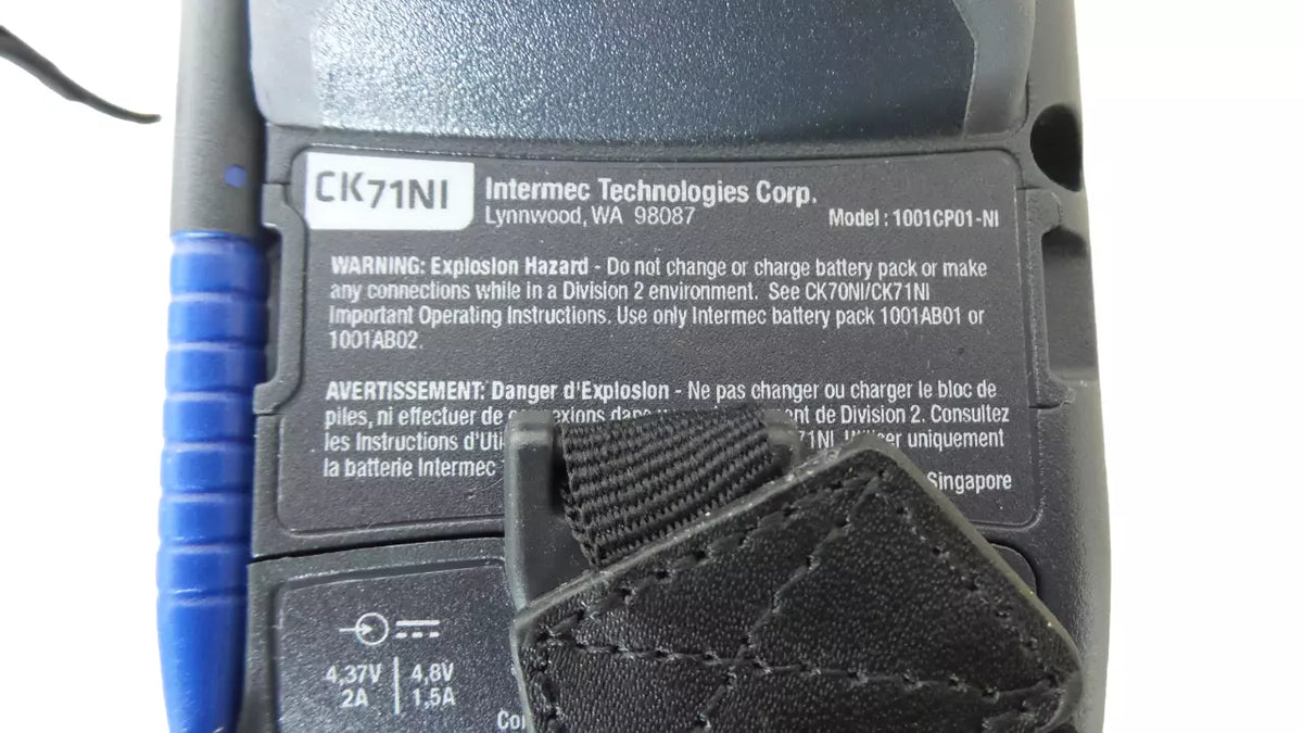 Lot of 3 Intermec CK71NI1001CP01-NI Handheld Barcode Scanner