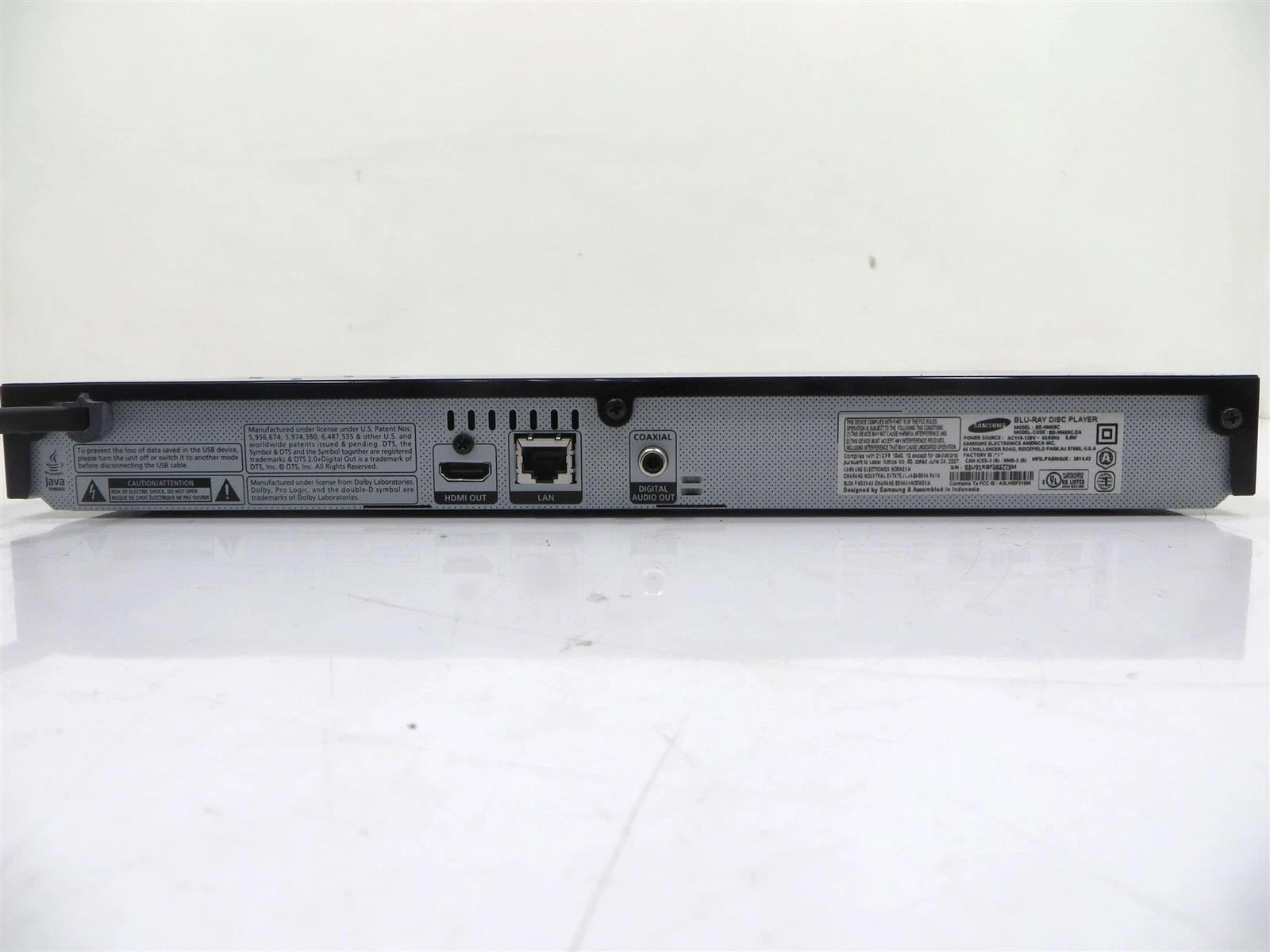 Samsung BD-HM59C Receiver 3D Blu-ray DVD Player - HDMI - Receiver Only