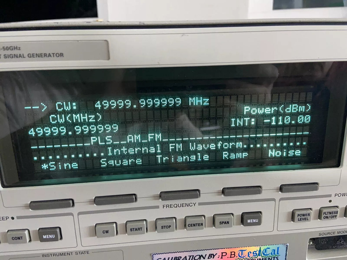 HP Agilent 83650B 10MHz-50GHz Sweep Swept Signal Generator 1, 2, 8! Cal’d!