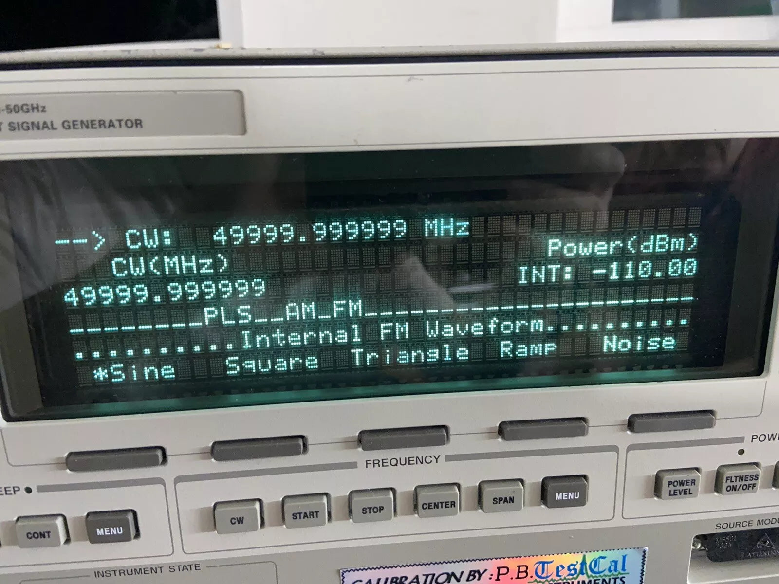 HP Agilent 83650B 10MHz-50GHz Sweep Swept Signal Generator 1, 2, 8! Cal’d!