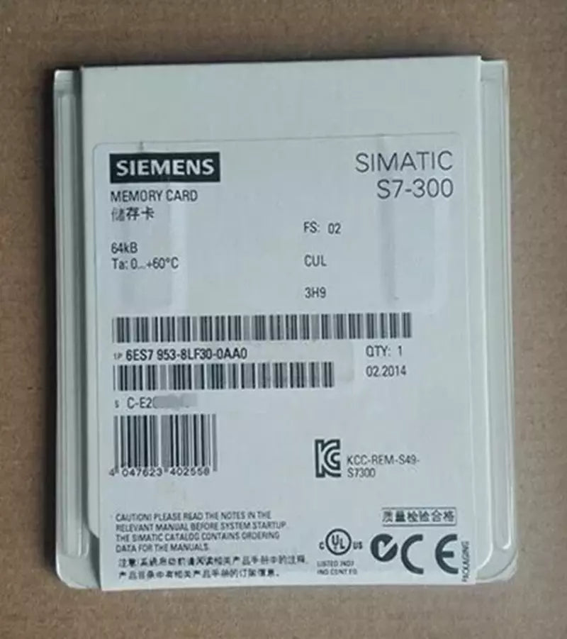 Siemens 6ES7953-8LF30-0AA0 PLC Memory Card