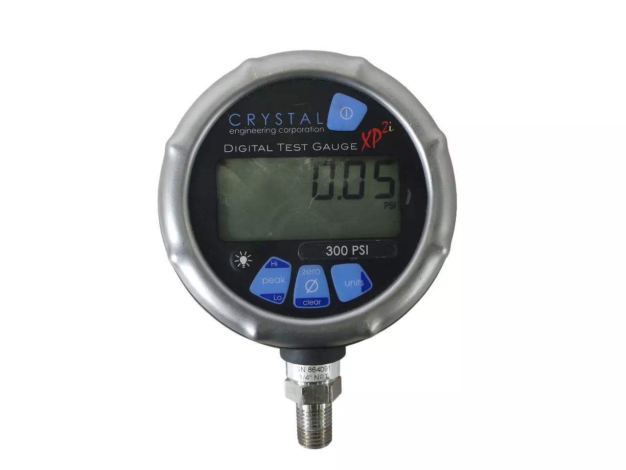 Crystal XP2i Digital Test Gauge 300 PSI