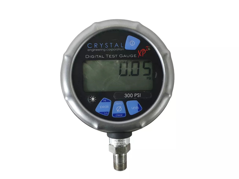 Crystal XP2i Digital Test Gauge 300 PSI