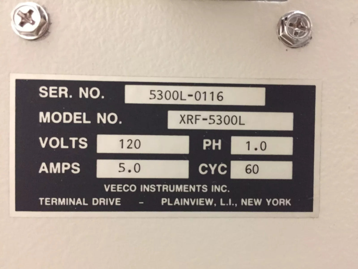 Veeco XRF-5300L Thickness Measurement System