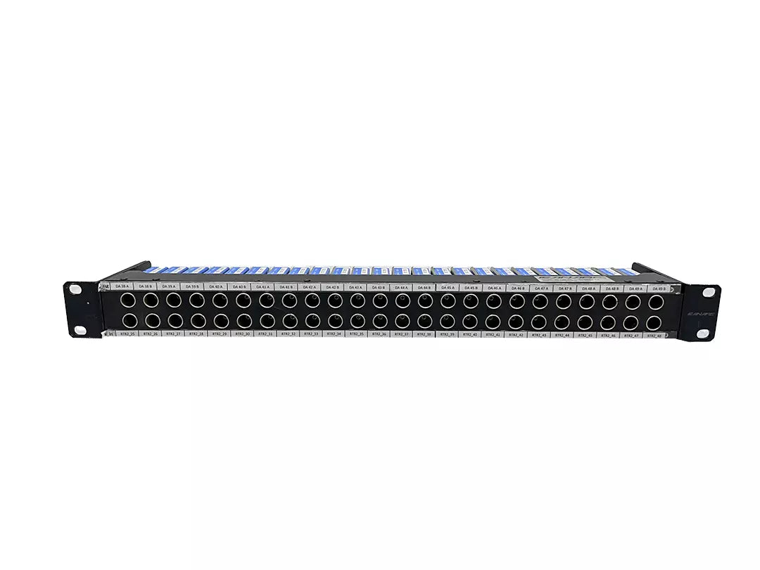CANARE 24DV 1U 24 Normalized Video Patch Panel 3G HD With DVJB-W Modules