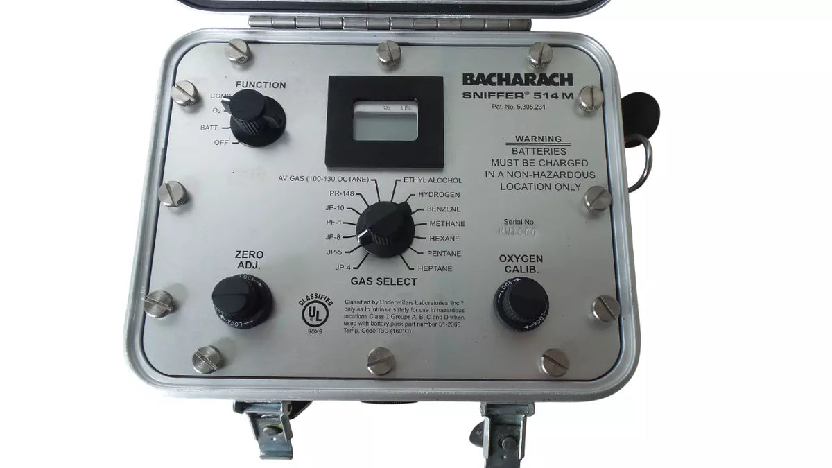 Bacharach Sniffer 514M Alarm System for Gas Leak Detection
