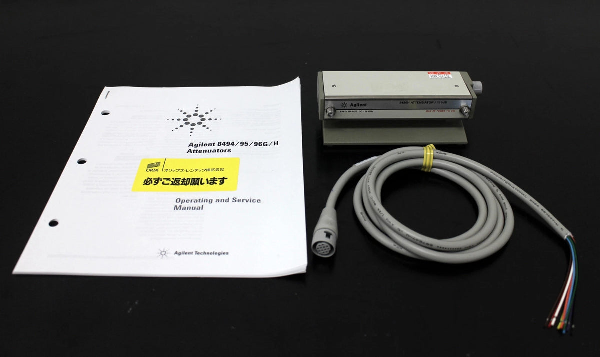 Agilent 8496H DC-18GHz 110dB 10dBstep Programable Attenuator