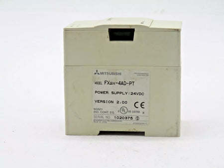 Mitsubishi FX2N-4AD-PT Programmable Controller Power Supply 24VDC - USED