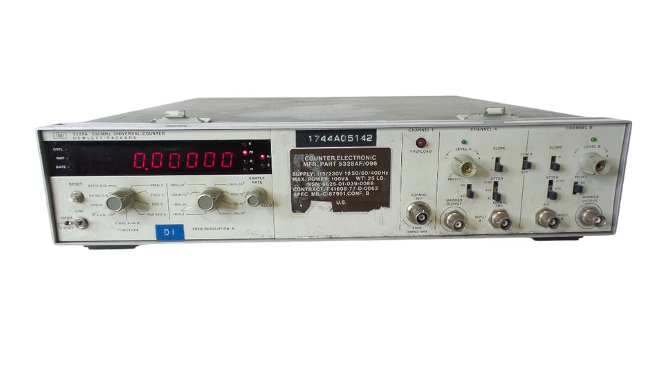 HP 5328A 500MHz Universal Counter - Free Shipping