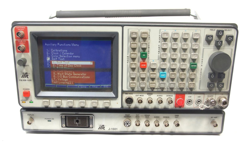 Aeroflex IFR FM/AM 1600 Communications Service Monitor with J-1601