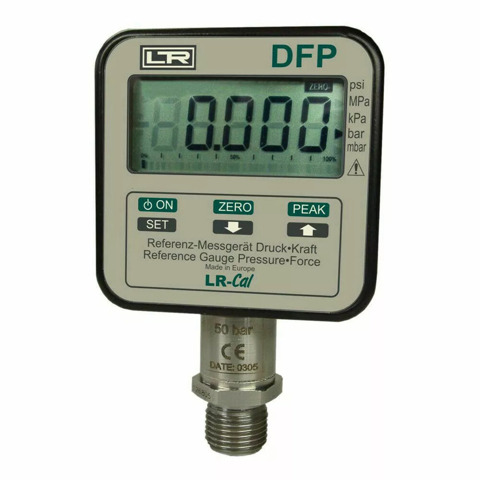 LR-Cal DFP Digital Force, Weight, and Pressure Gauge ±0.1% Accuracy RS232