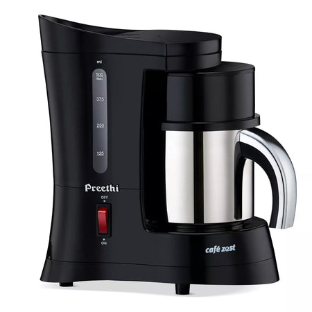 Preethi Cafe Zest Drip Coffee Maker 450W | 500ml Capacity