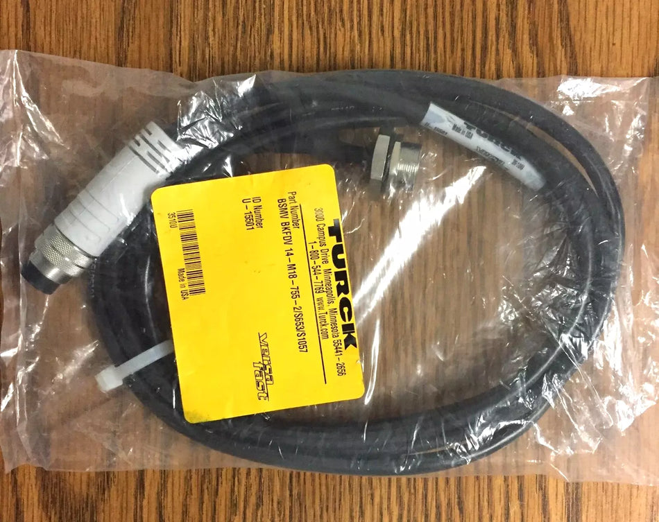 Turck BSMV BKFDV 14-M18-755-2/S6553/S1057 Cordset