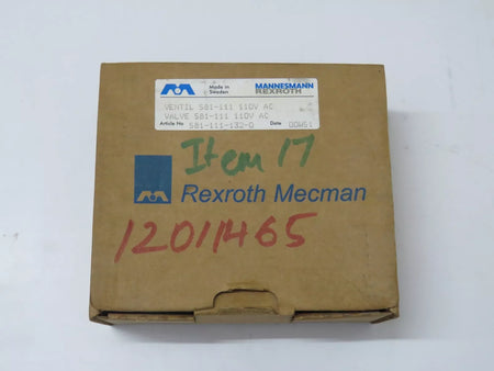 New Rexroth Mannesmann 581-111-132-0 Pneumatic Valve