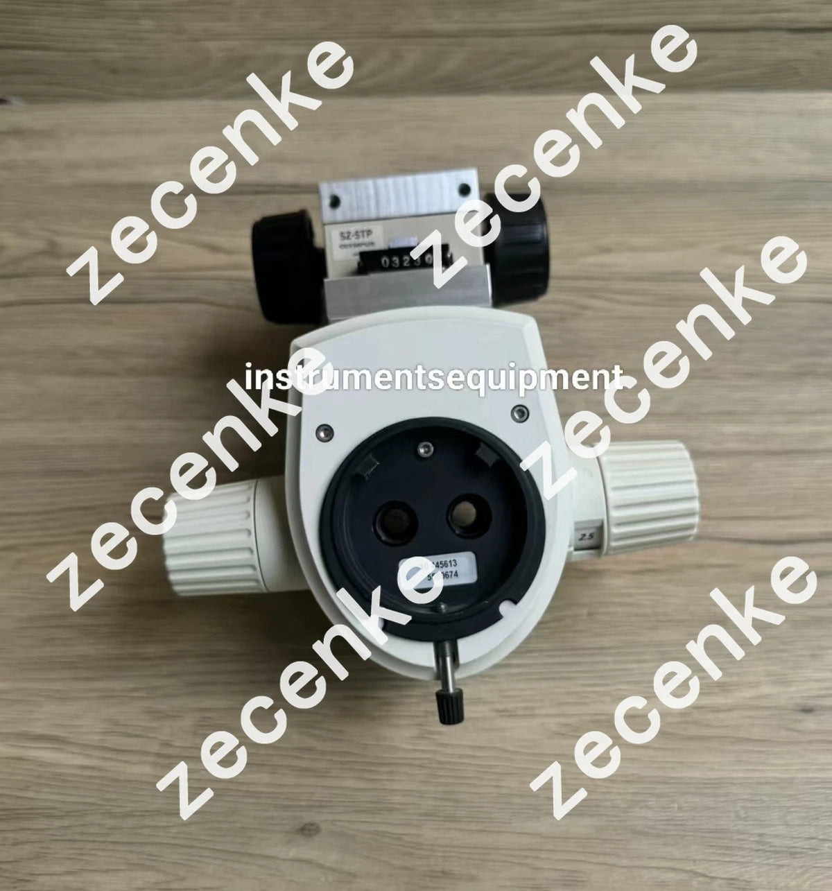 Leica MS5 Stereo Microscope Gear Zoom Body with 0.32X 10422564 Auxiliary Mirror