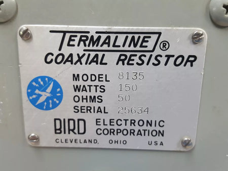 Bird 8135 150W Termaline Coaxial Resistor 4GHz (5634)
