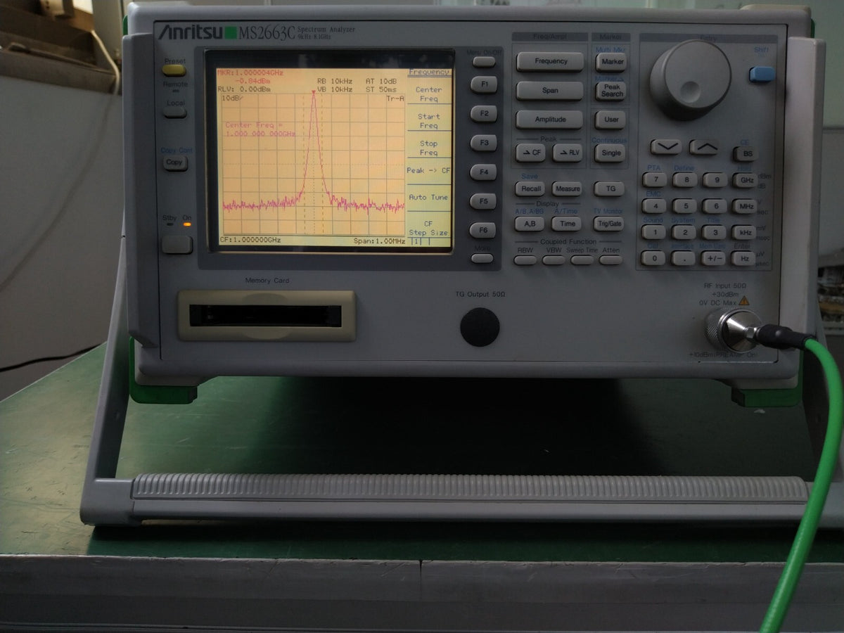 Anritsu MS2663C Spectrum Analyzer 9kHz-8.1GHz. w/ Opt. 02, 04, 06, 10 _s/n0504 - XG eqpt