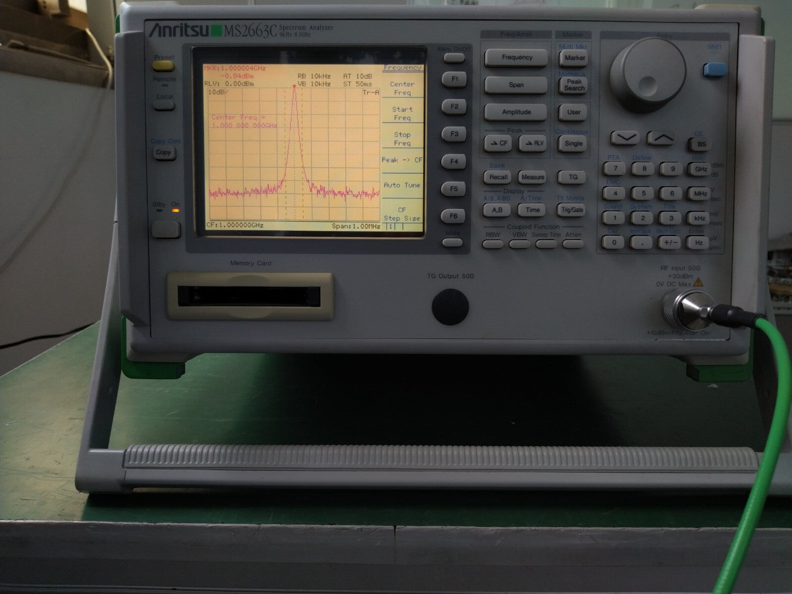 Anritsu MS2663C Spectrum Analyzer 9kHz-8.1GHz. w/ Opt. 02, 04, 06, 10 _s/n0504 - XG eqpt