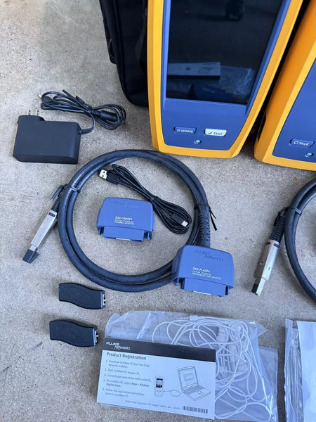 Fluke Networks DSX-5000 Versiv Cat6 Cable Certifier Tester Kit
