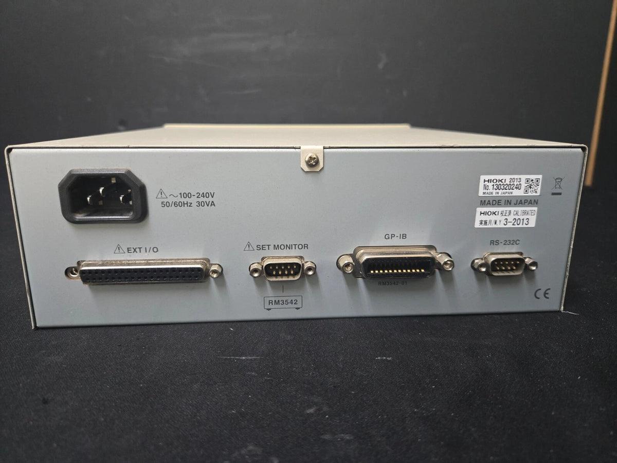 HIOKI RM3542 Resistance HiTester (0240) for Accurate Resistance Measurement