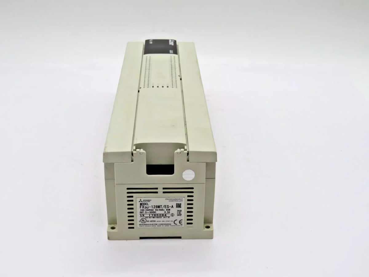 Used & Tested Mitsubishi Electric FX3U-128MT/ES PLC AC Base Unit Screw Terminal