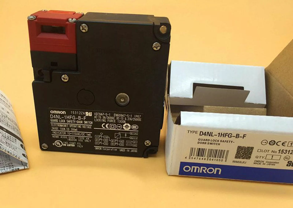 OMRON D4NL-1HFG-B-F Safety Door Switch - 1PC, Fast Shipping