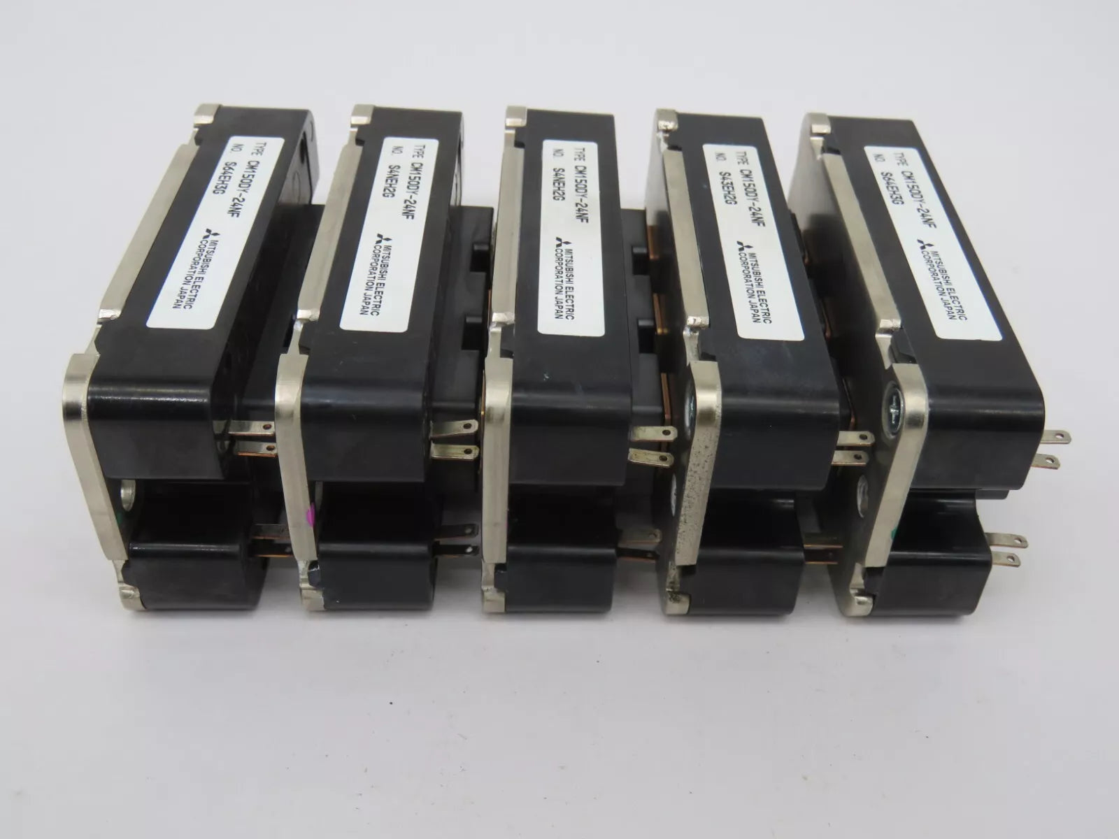 Set of 5 Mitsubishi Electric CM150DY-24NF IGBT Module 150 Amp 1200V Lot