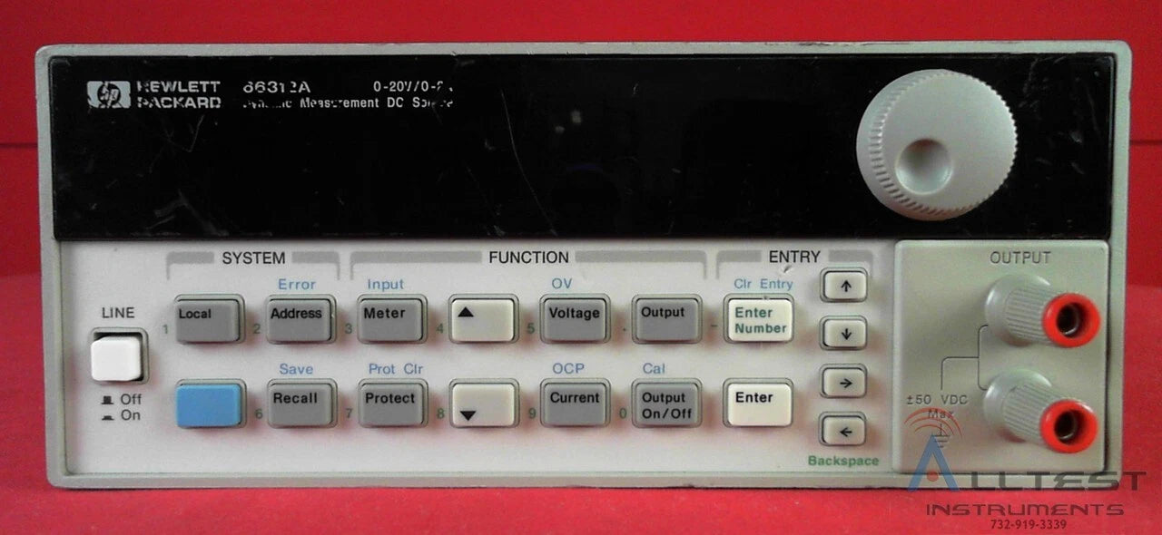 HP Agilent Keysight 66312A DC Power Supply 0-20V 2A