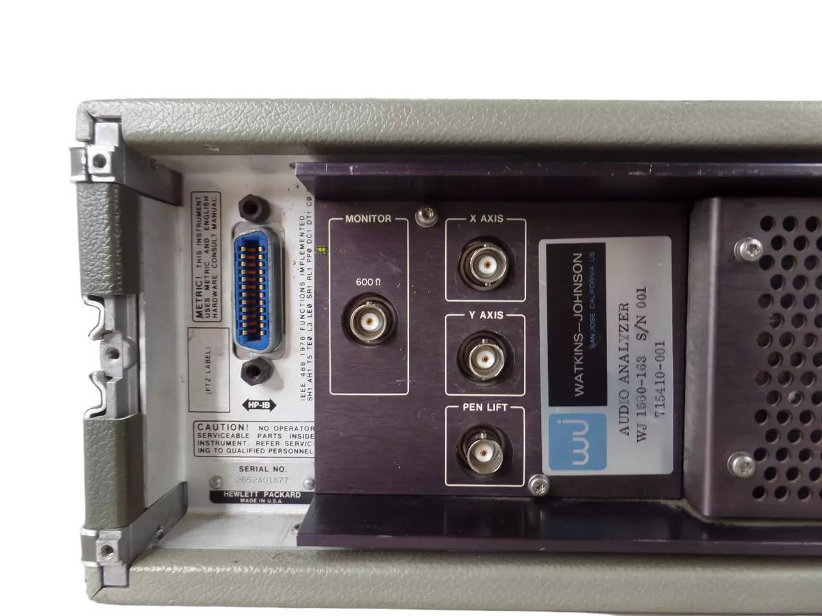 HP 8903B Audio Analyzer - High-Quality Sound Measurement Tool – XG eqpt