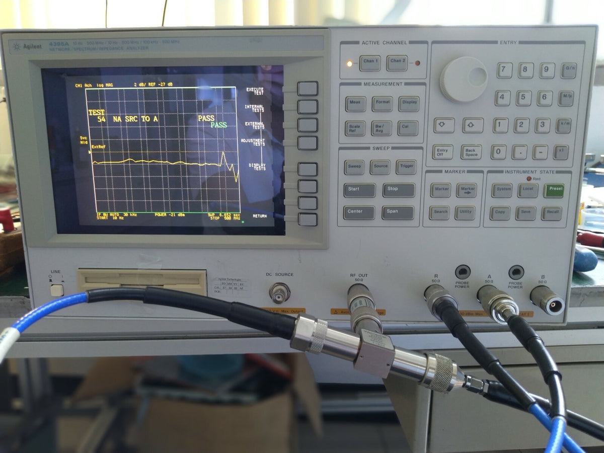 Agilent 4395A Network/Spectrum/Impedance Analyzer w/ option 001/010/1D5/1D6 - XG eqpt