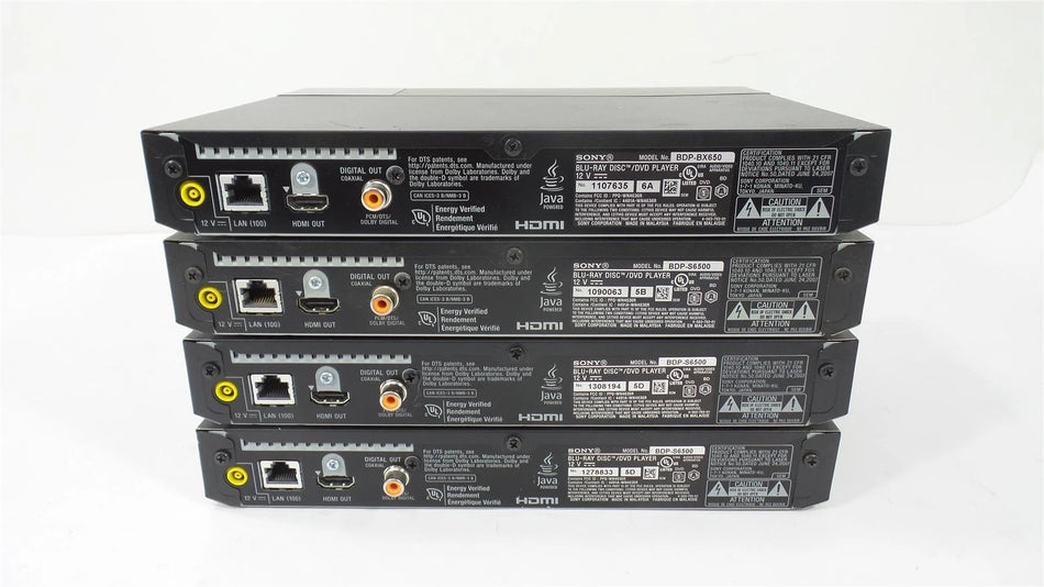 Lot 4 - Sony BDP-S6500 4K UHD Upscale 3D Blu-ray DVD Player