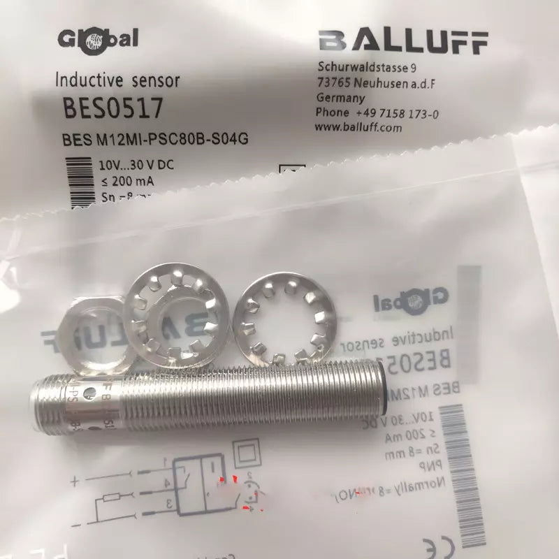BALLUFF BES M12MI-PSC80B-S04G Proximity Switch Sensor