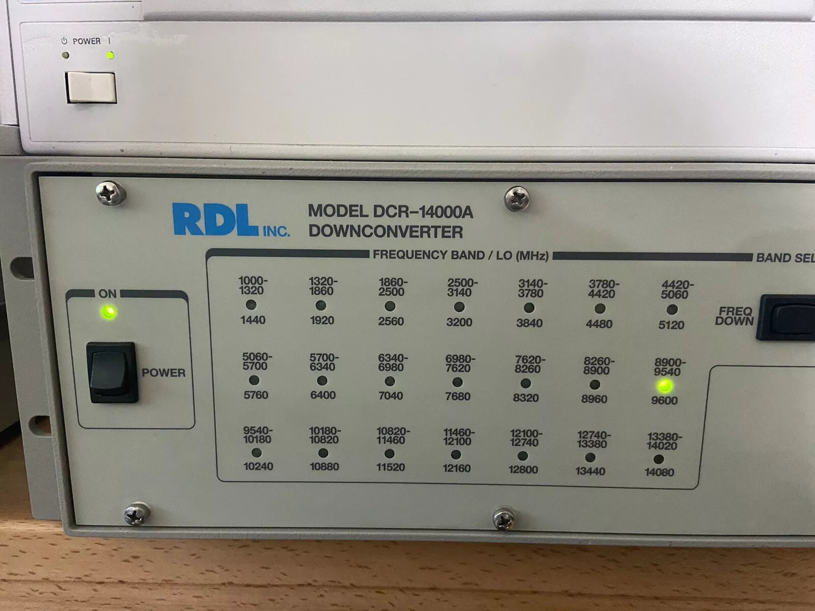 DCR-14000A Downconverter Aeroflex RDL IFR Ultra Low Phase Noise Measure 14 GHz