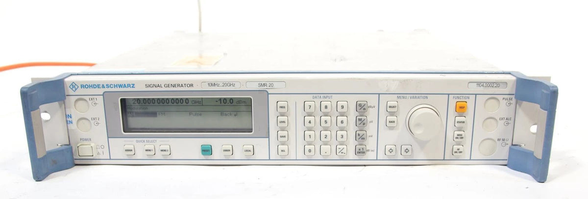 Rohde & Schwarz SMR20 10 MHz - 20 GHz Signal Generator 1104.0002.20 Many Options