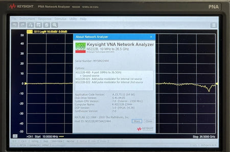Agilent/Keysight N5222B 400 PNA Microwave Network Analyzer MY58422444