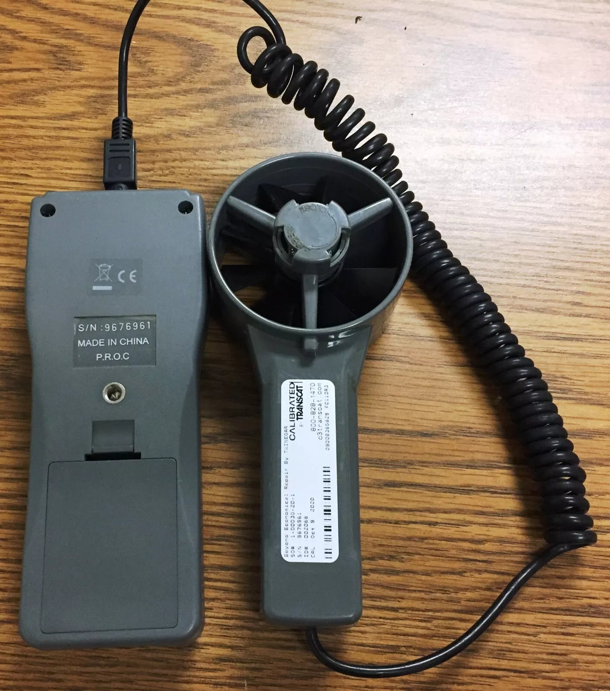 Omega HHF11A Air Velocity Humidity Dew Point Wet Bulb Air Volume Meter