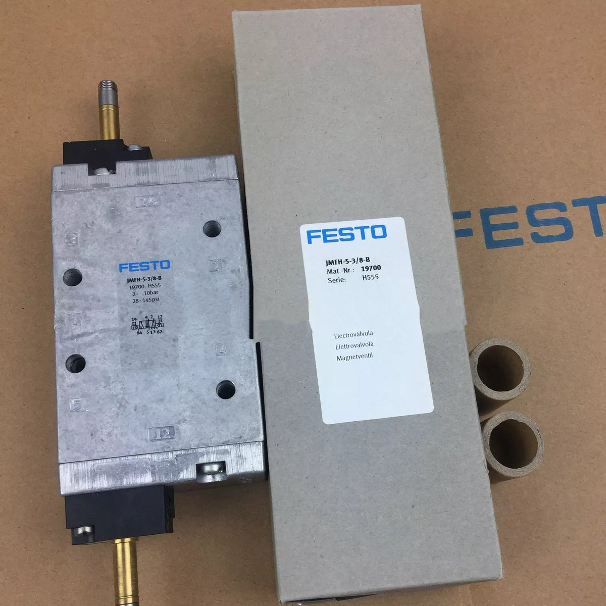 1PC New Festo JMFH-5-3/8-B 19700 Solenoid Valve - Fast Shipping