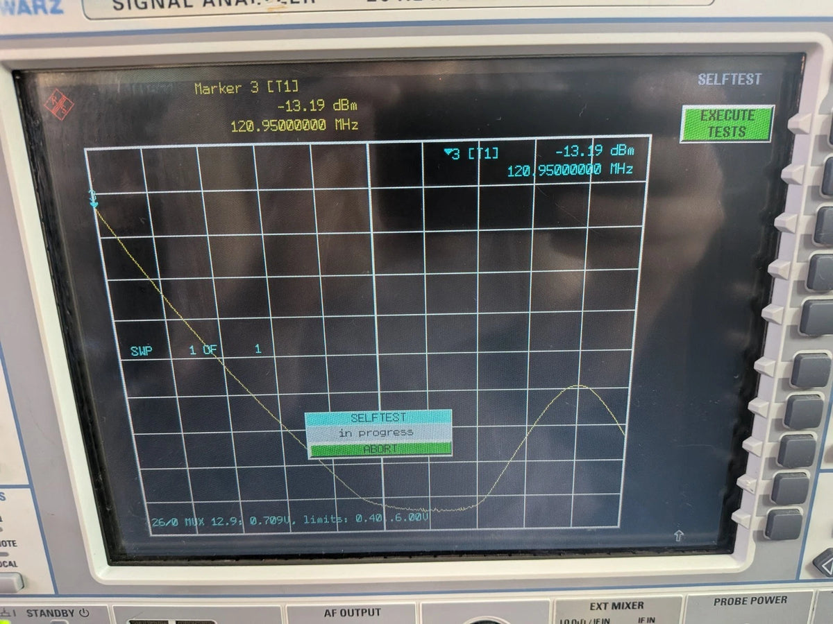 Rohde & Schwarz FSIQ26 20 Hz-26.5GHz Spectrum Analyzer Iq Ext Mixers Opt!  R&S