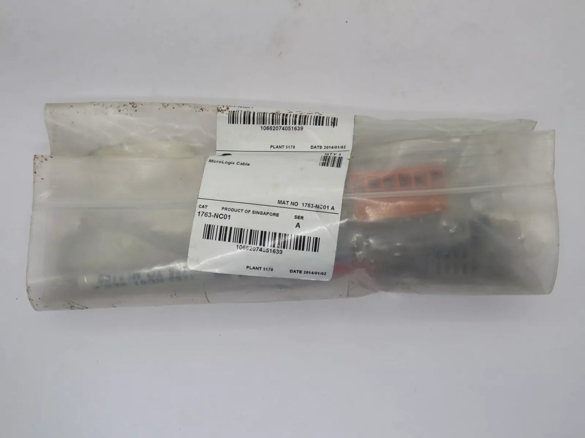 Allen-Bradley 1763-NCO1 Communication Cable for MicroLogix 1100 SER A - NEW