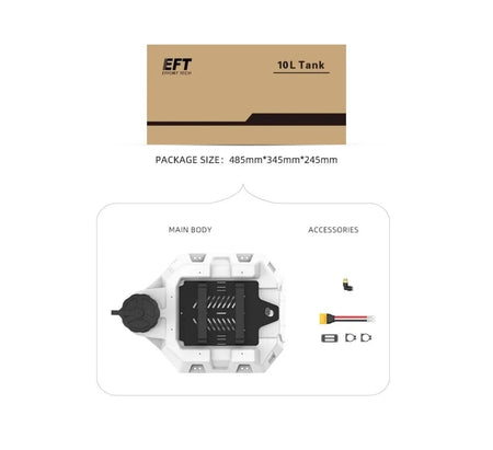 4 Axis Spray Agriculture Drone UAV RC Drone Carbon Fiber Frame Kits + Tank