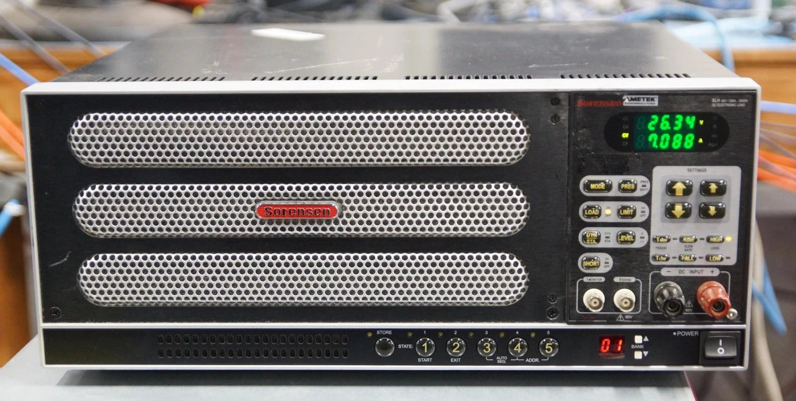 Sorensen SLH-60-360-1800 Programmable DC Load 60V / 360A / 1800W
