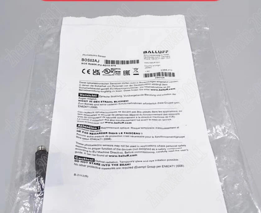 1PC New BOS02AJ BOS R090K-PU-RD10-S75 Red Safety Light Curtain
