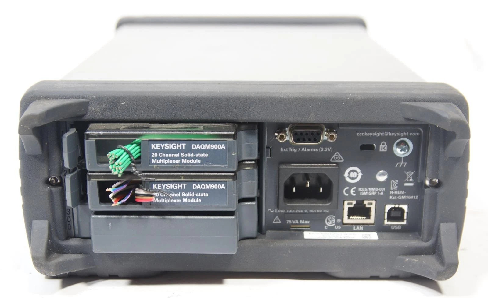 Keysight DAQ970A Data Acquisition System w 2x DAQM900A 20CH Multiplexer Modules