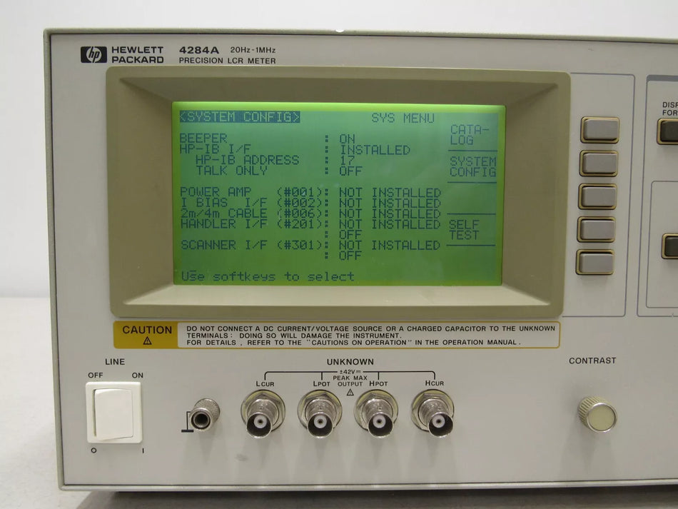 HP Agilent 4284A Precision LCR Meter 20 Hz ~ 1 MHz