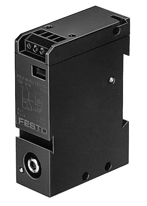 Festo PR Switch PEV-W-KL-LED-GH PN 152618 Pressure Sensor with LED Indicator