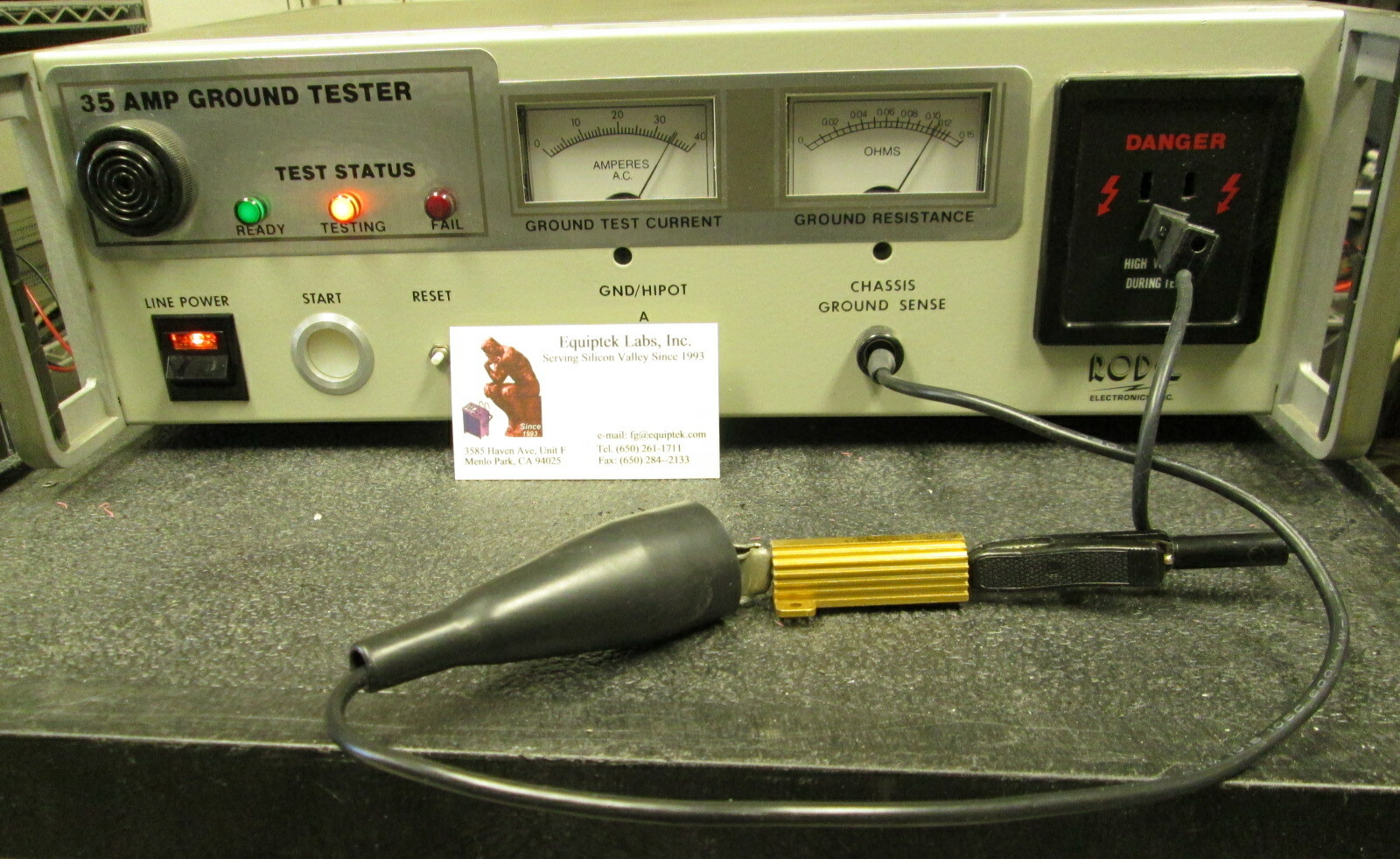 Ground Bonding Tester 35A for BSI, VDE, IEC Standards