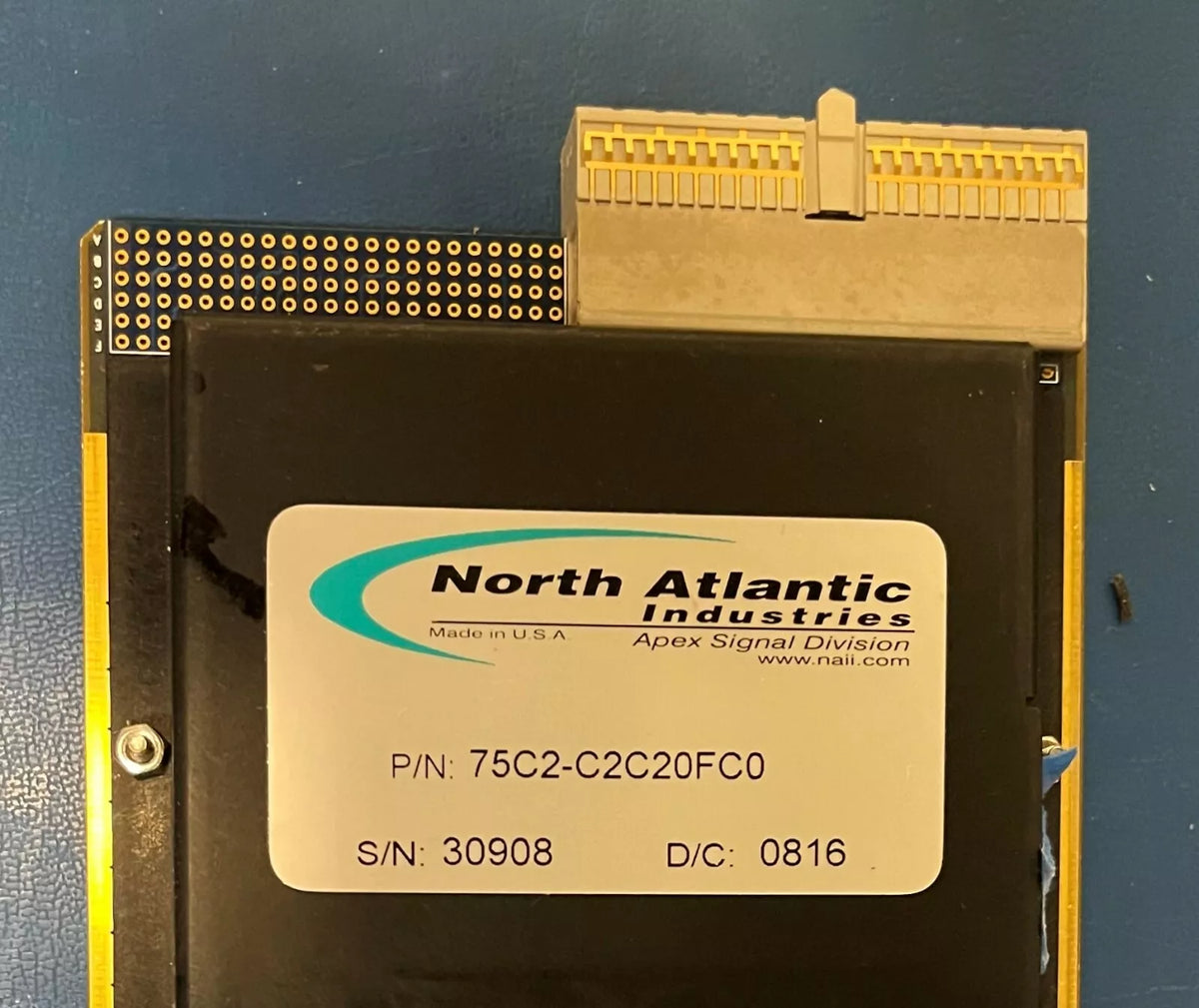 NAI 75C2 Single Slot 3U cPCI I/O and Comm. Board
