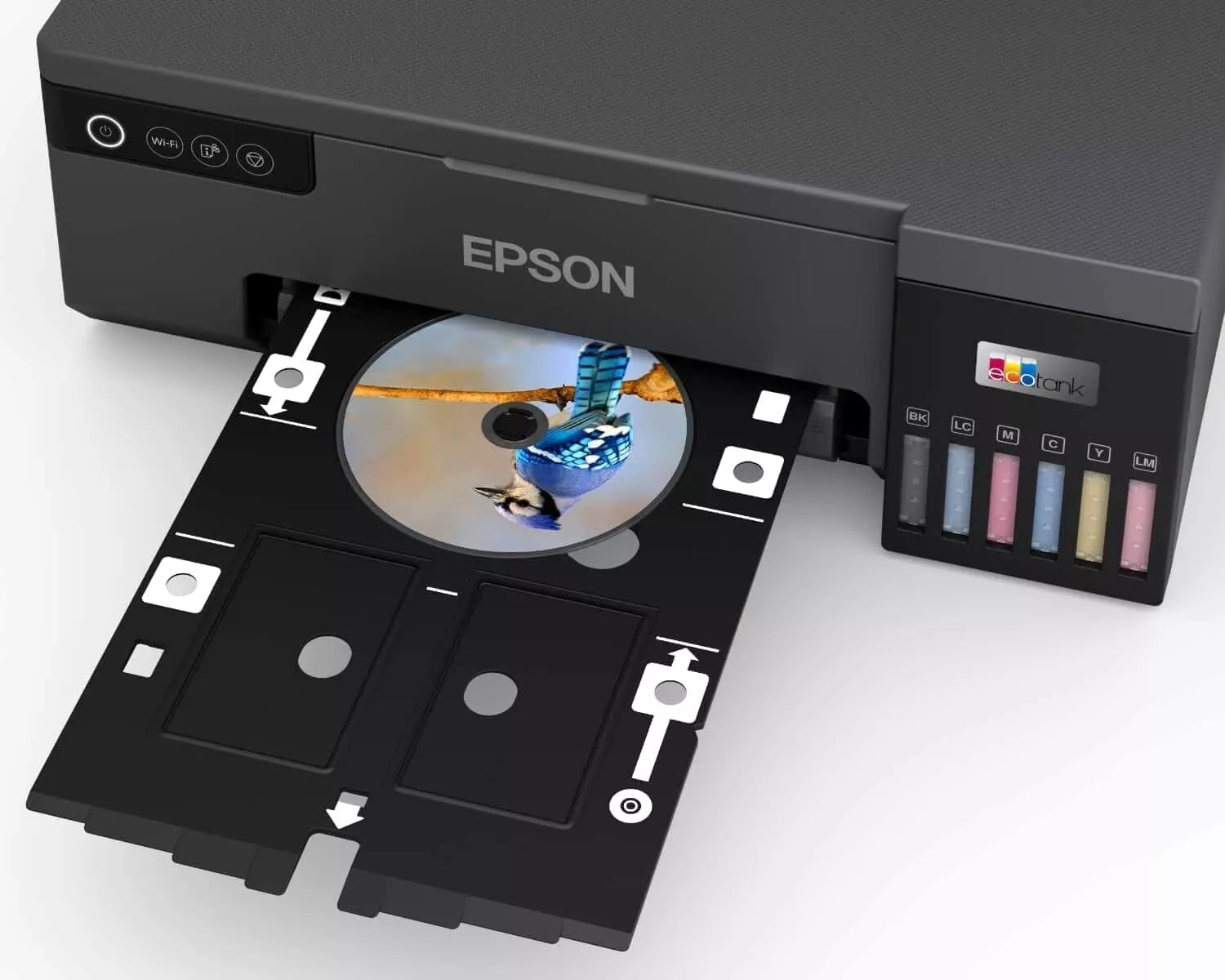 Epson Eco Tank L8050 Wireless Colour Home Inkjet Printer Multicolor