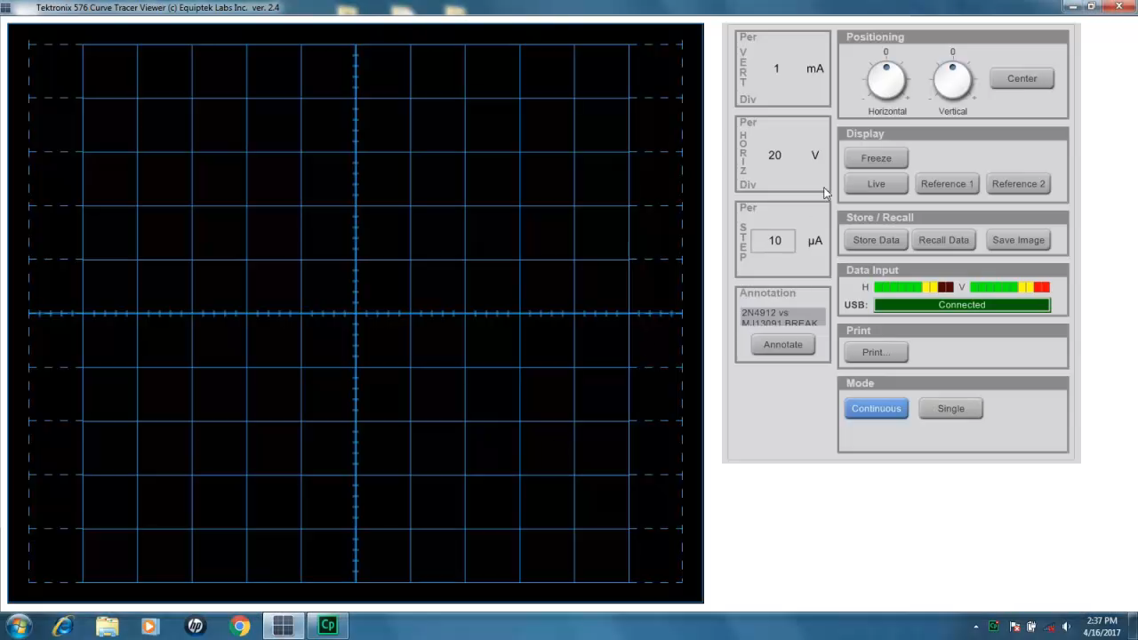 Tektronix 576 Curve Tracer