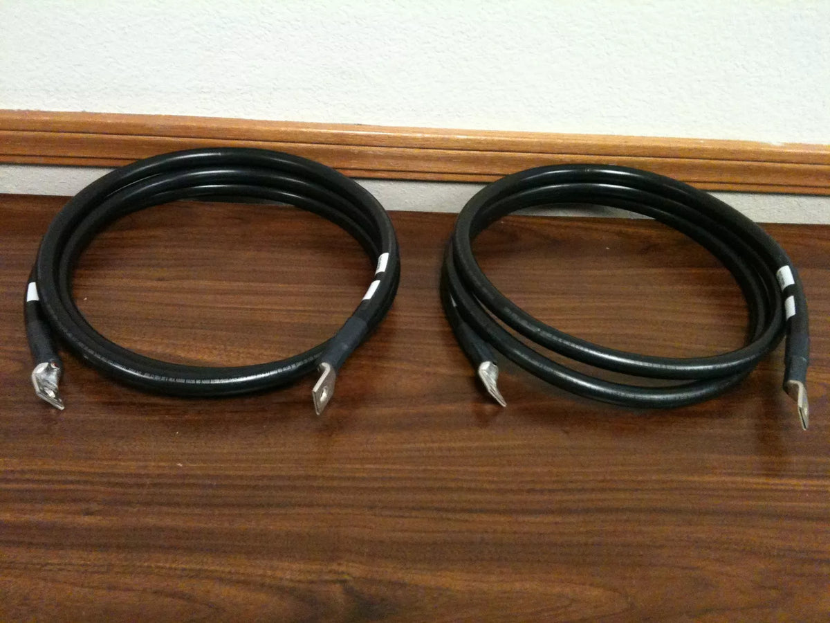 COBRA A1230 3/0 AWG Cable Jumpers with Panduit LCAX3/0-38F-X Lugs, 8.5 Feet